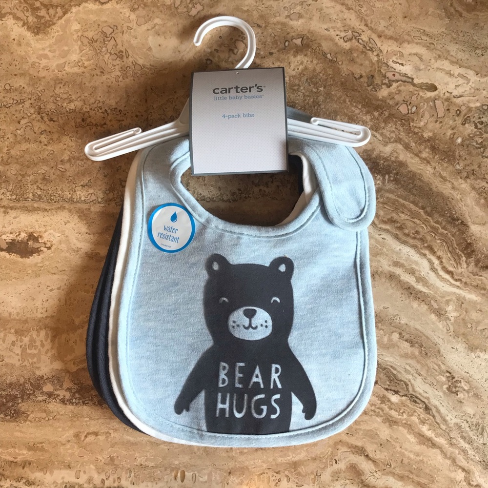 Carter’s Little Baby Basics 4 pack Bibs